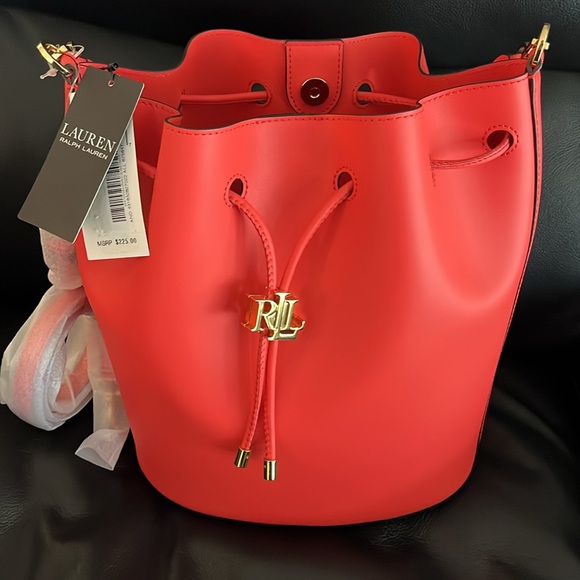 Lauren Ralph Lauren Coral Drawstring Bag - Picture 3 of 8